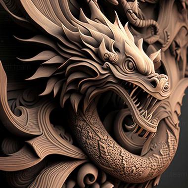 3D model Frieze FROM Dragon Pearl (STL)